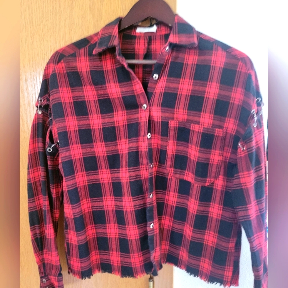 Lush flannel top